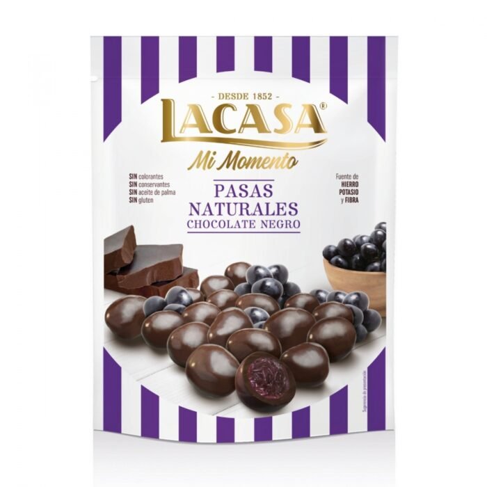 Lacasa Pasas de Corinto Chocolate Negro 1kg
