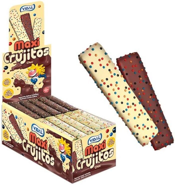 VIDAL MAXICRUJITOS CHOCO-NATA SIN GLUTEN 75U.