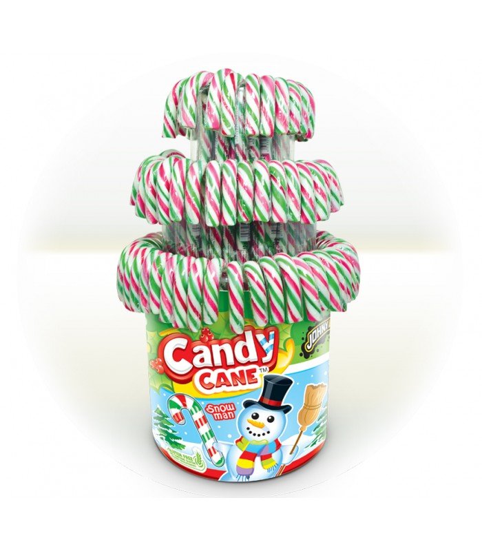 CANDY CANES ROJO/BLANCO/VERDE 12GR X 100U.