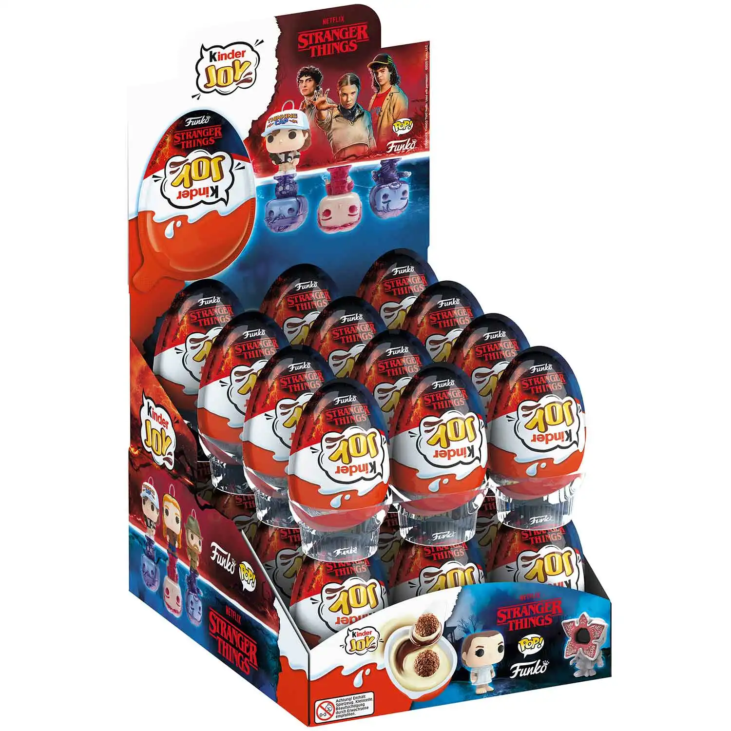 KINDER JOY  36 U.FUNKO STRANGER THINGS 2025